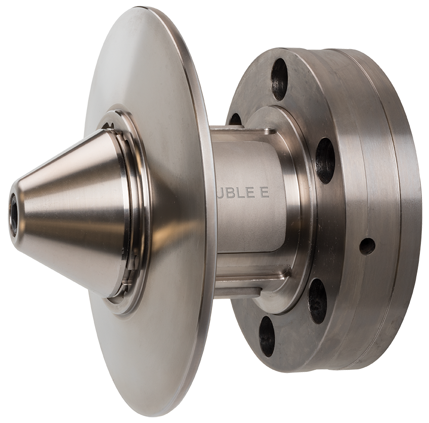 Double E DF-2000 torque-activated shaftless core chuck