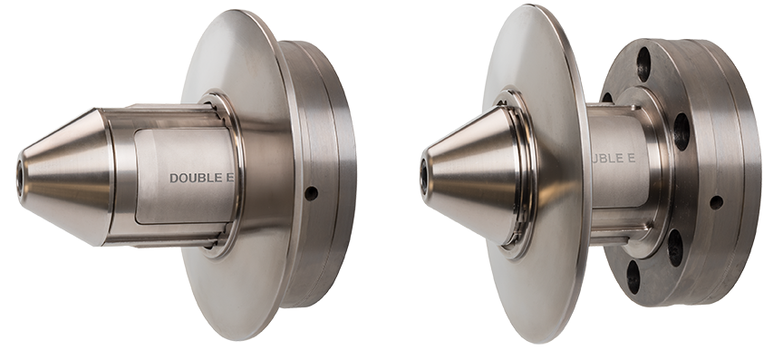 Double E DF-2000 torque-activated shaftless core chuck
