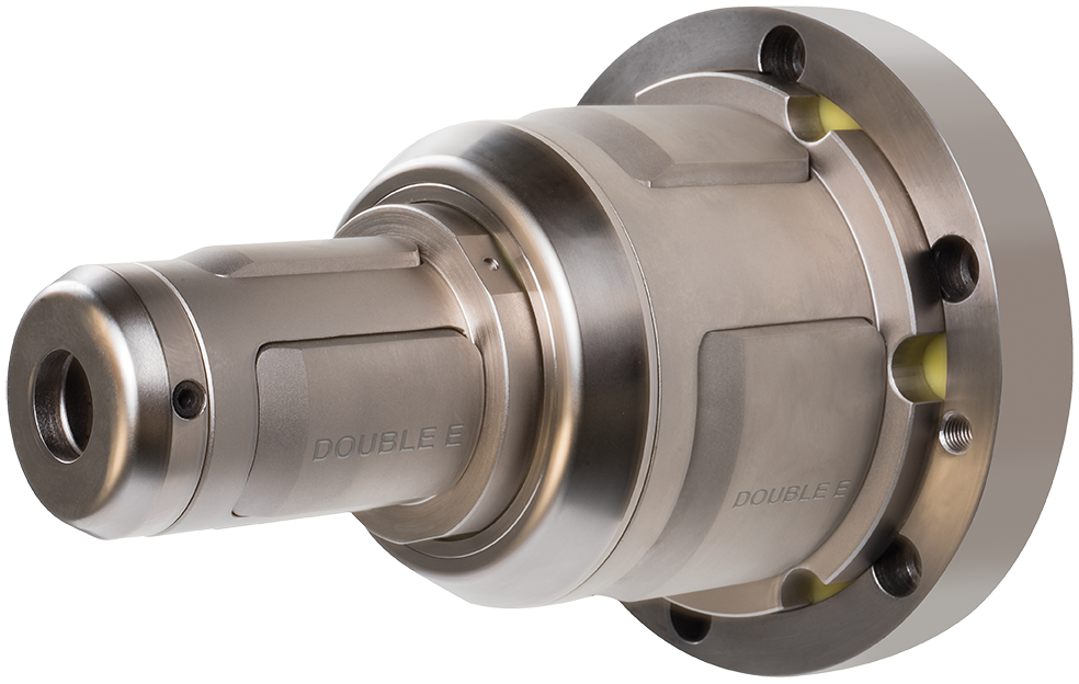 Double E DF-2000 torque-activated shaftless core chuck