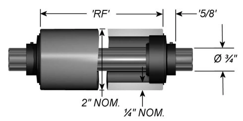 Aluminum Dead Shaft 2.0