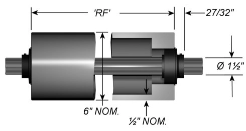 Aluminum Dead Shaft 6.0