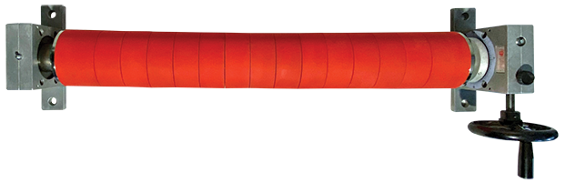 Bowed roller with handwheel from the Double E Company